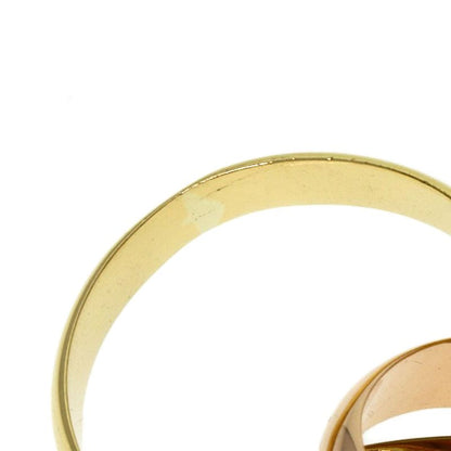 Cartier Trinity 48 Ring 18k Yellow Gold 18k White Pink