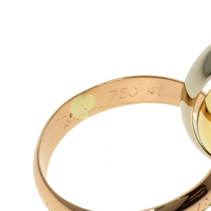 Cartier Trinity 48 Ring 18k Yellow Gold 18k White Pink