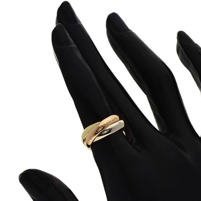 Cartier Trinity 48 Ring 18k Yellow Gold 18k White Pink