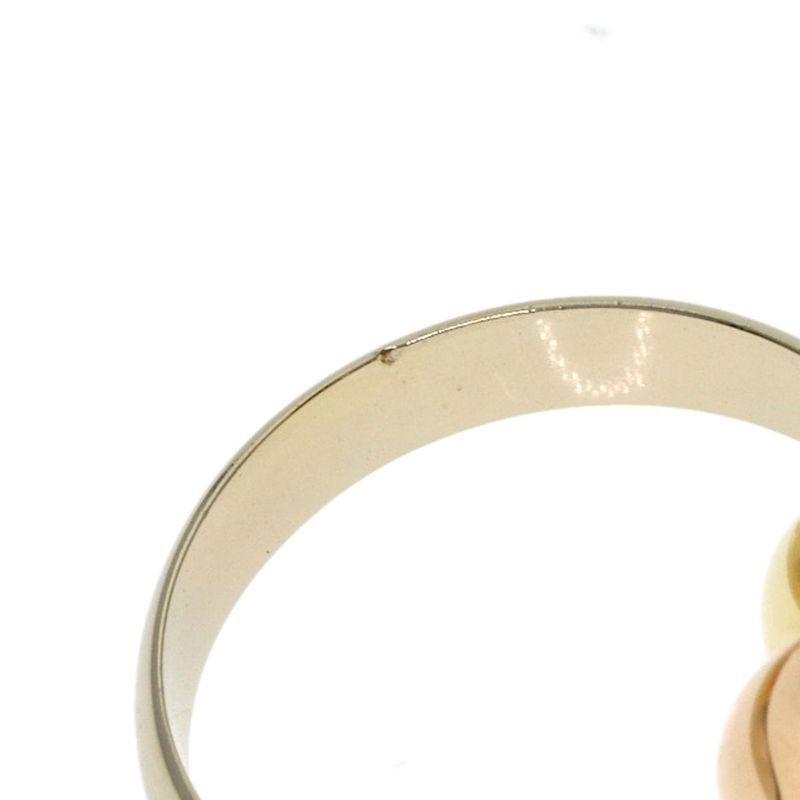 Cartier Trinity 48 Ring 18k Yellow Gold 18k White Pink