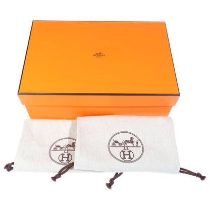 Hermes Mykonos Chaine D'ancre Rubber Flat Sandals Black