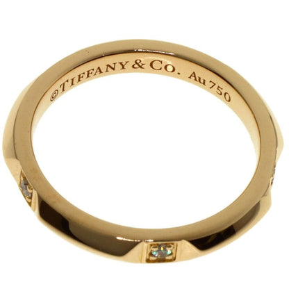 Tiffany & Co True Band Ring Diamond 18k Pink Gold
