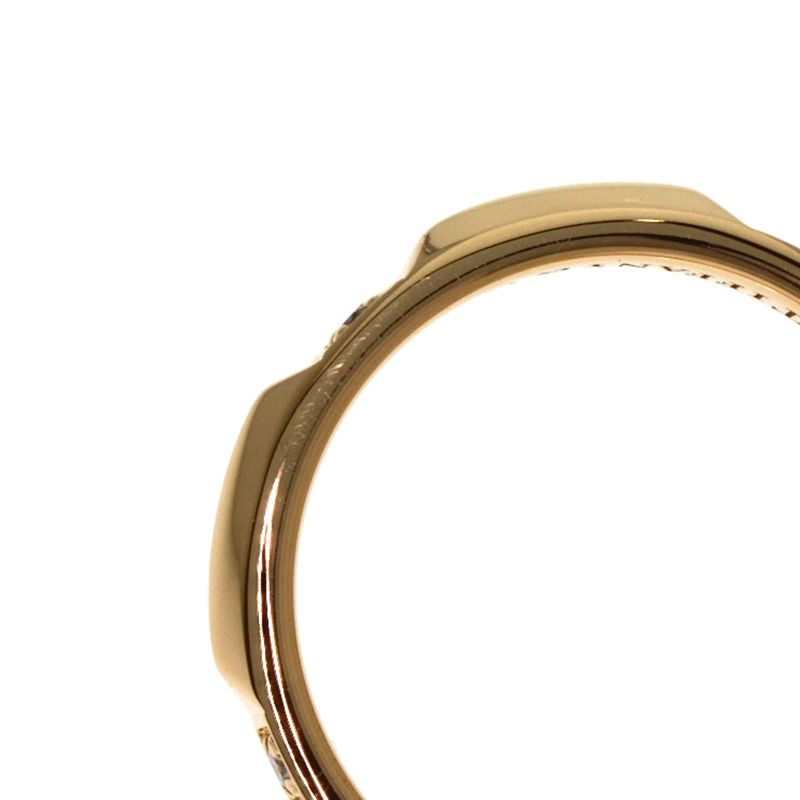 Tiffany & Co True Band Ring Diamond 18k Pink Gold
