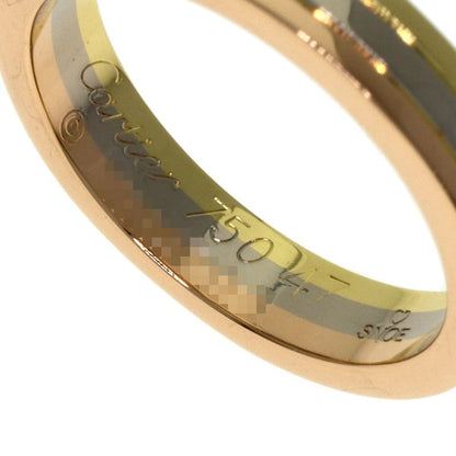 Cartier Three Gold Ring 18k Yellow 18k White Pink
