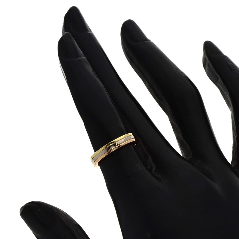 Cartier Three Gold Ring 18k Yellow 18k White Pink