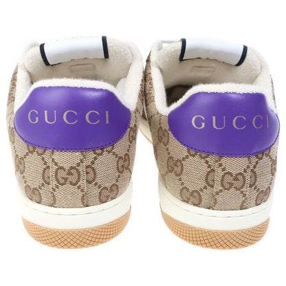 Gucci Screener Sneaker GG Canvas Low Cut Brown
