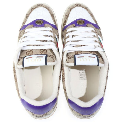 Gucci Screener Sneaker GG Canvas Low Cut Brown