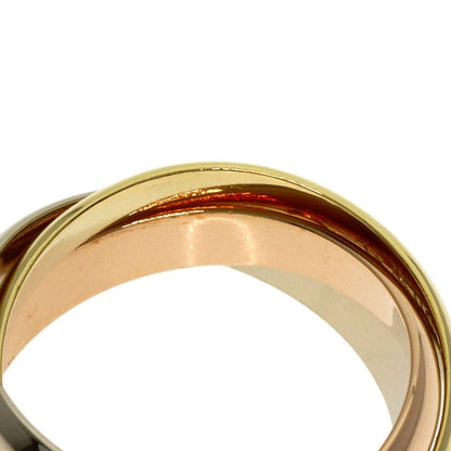 Cartier Trinity 51 Ring 18k Yellow Gold 18k White Pink