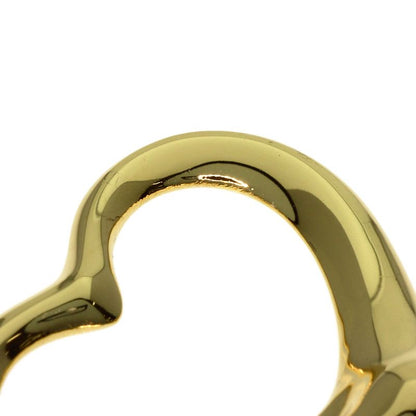 Tiffany & Co Open Heart Pendant Top 18k Yellow Gold