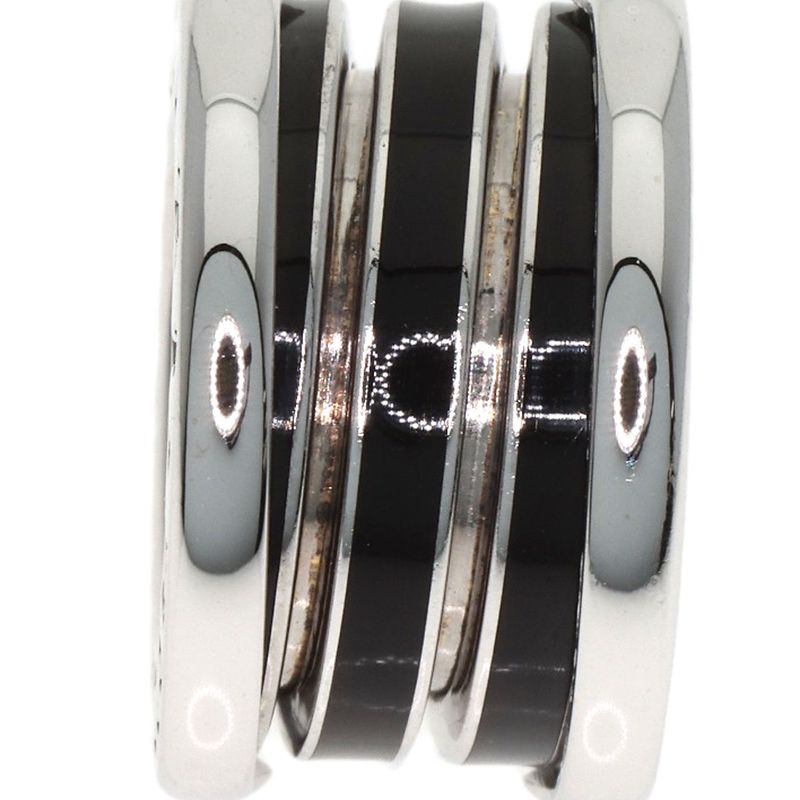 Bvlgari B-zero One Black Lacquer Top Pendant Top 18k White Gold