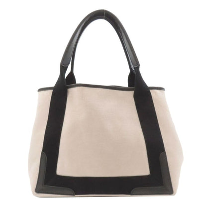 Balenciaga Navy Cabas Handbag Canvas