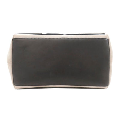 Balenciaga Navy Cabas Handbag Canvas