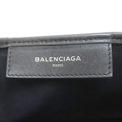 Balenciaga Navy Cabas Handbag Canvas