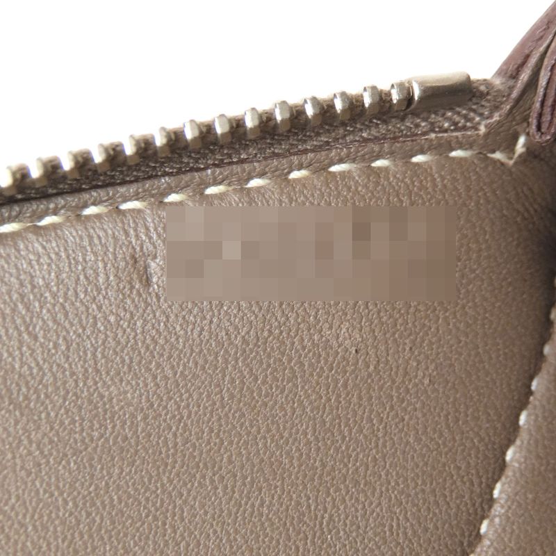 Hermes Bolide 31 Etoupe Silver Handbag Taurillon