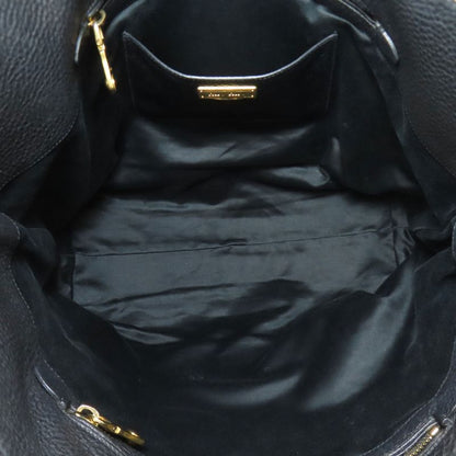 Miu Logo Tote Leather