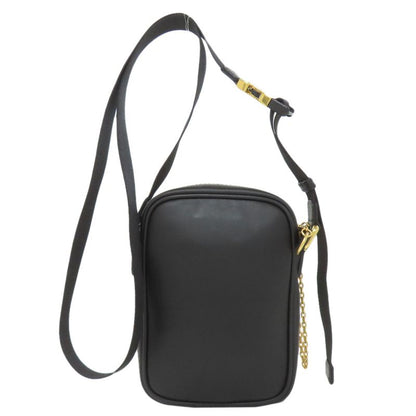Fendi Calligraphy Studded Shoulder Bag Leather