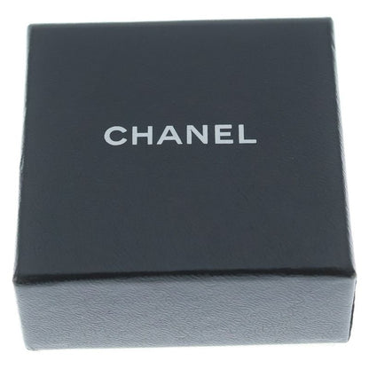 Chanel CC Logo Earrings Gold Clear