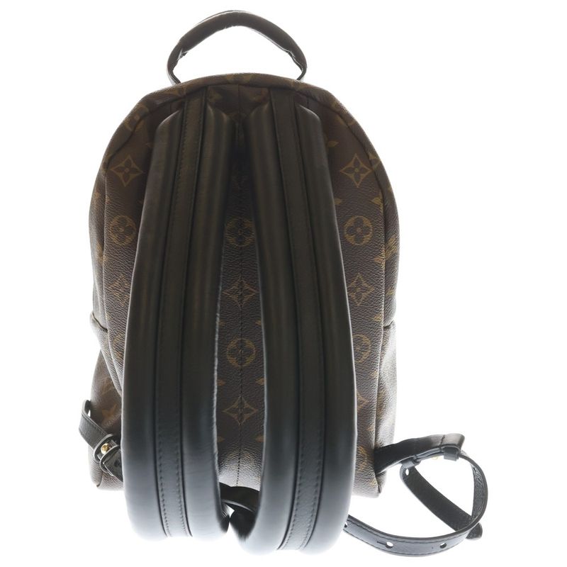 Louis Vuitton Monogram Reverse Palm Spring Backpack PM Brown Black Leather Gold