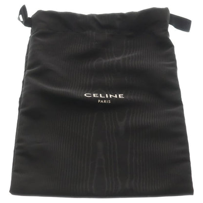 Celine Clutch Tab Tan Mini Shoulder Bag Brown Leather Gold