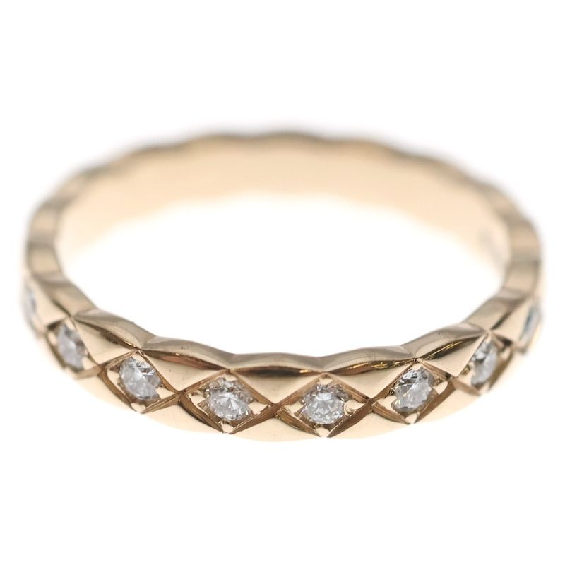 Chanel Coco Crush Diamond Ring Pink Gold 52