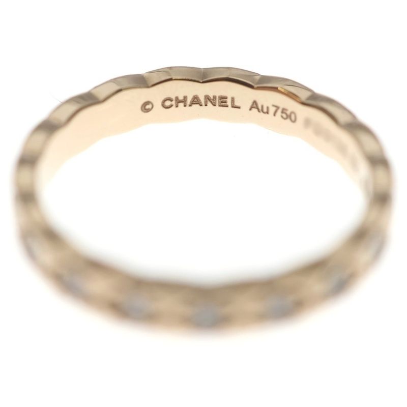 Chanel Coco Crush Diamond Ring Pink Gold 52