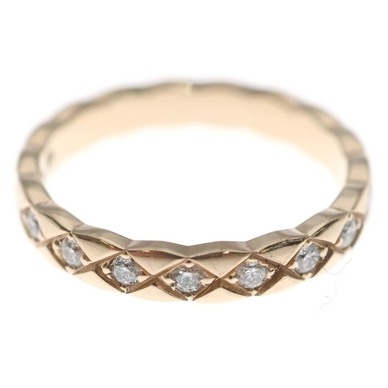 Chanel Coco Crush Diamond Ring Pink Gold 52