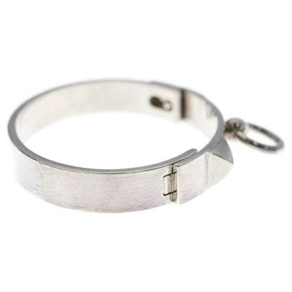 Hermes Collier de Chien Bangle Silver Bracelet
