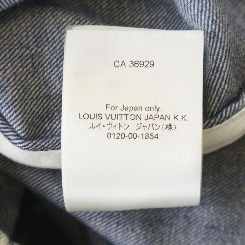 Louis Vuitton Oversize Denim Long Sleeve Shirt Indigo