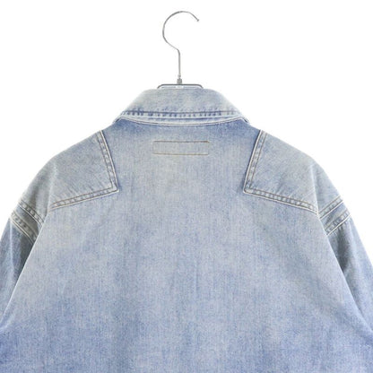 Louis Vuitton Oversize Denim Long Sleeve Shirt Indigo