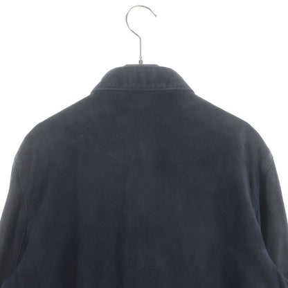 Chrome Hearts Crossball Suede Leather Long Sleeve Shirt Black