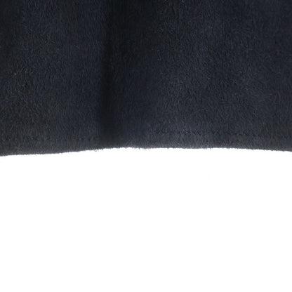 Chrome Hearts Crossball Suede Leather Long Sleeve Shirt Black