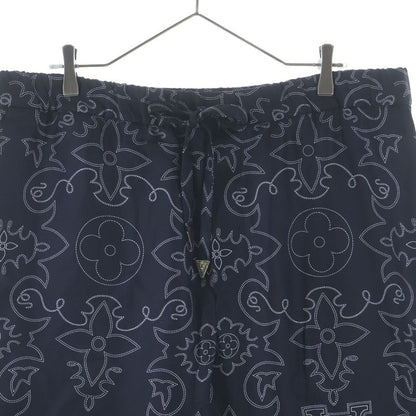 Louis Vuitton Monogram Bandana Allover Print Silk Pants Navy Mrr