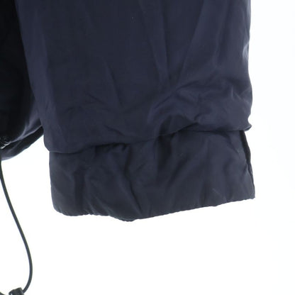 Moncler Reversible Hoodie Boa Down Jacket White Navy