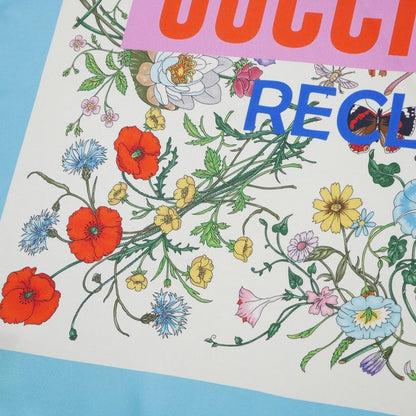 Gucci Anniversary Flora Scarf 90 Music IS Mine Seats Reclined Large Silk Twill