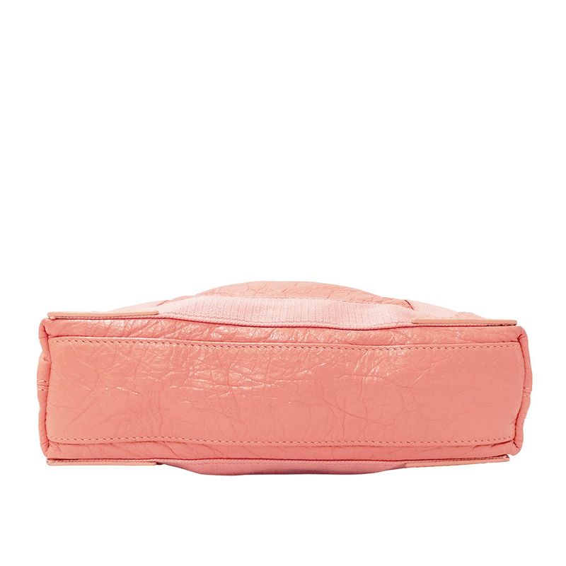 Balenciaga 2-Way Shoulder Bag Leather Navy Cabas XS Salmon Pink Handheld