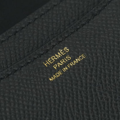 Hermes Constance 3 Mini 18 Shoulder Bag Epsom Noir Black Gold Veau