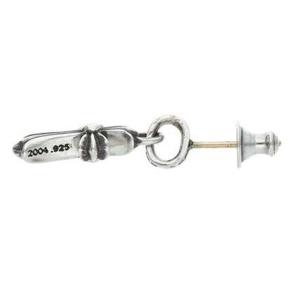 Chrome Hearts Bby Pprchn Baby Fat Drop Silver Earrings