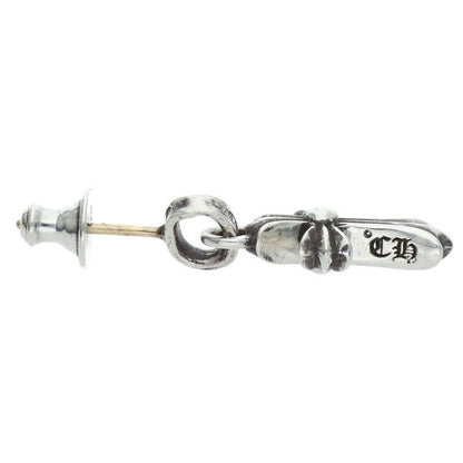 Chrome Hearts Bby Pprchn Baby Fat Drop Silver Earrings