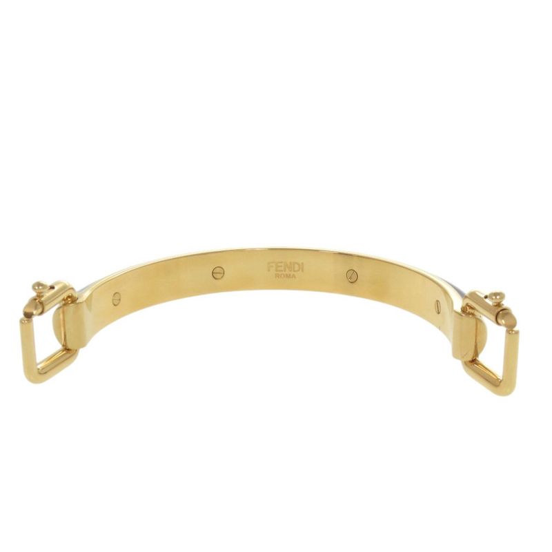 Fendi Peekaboo Replacement Handle Blue Gold Metal
