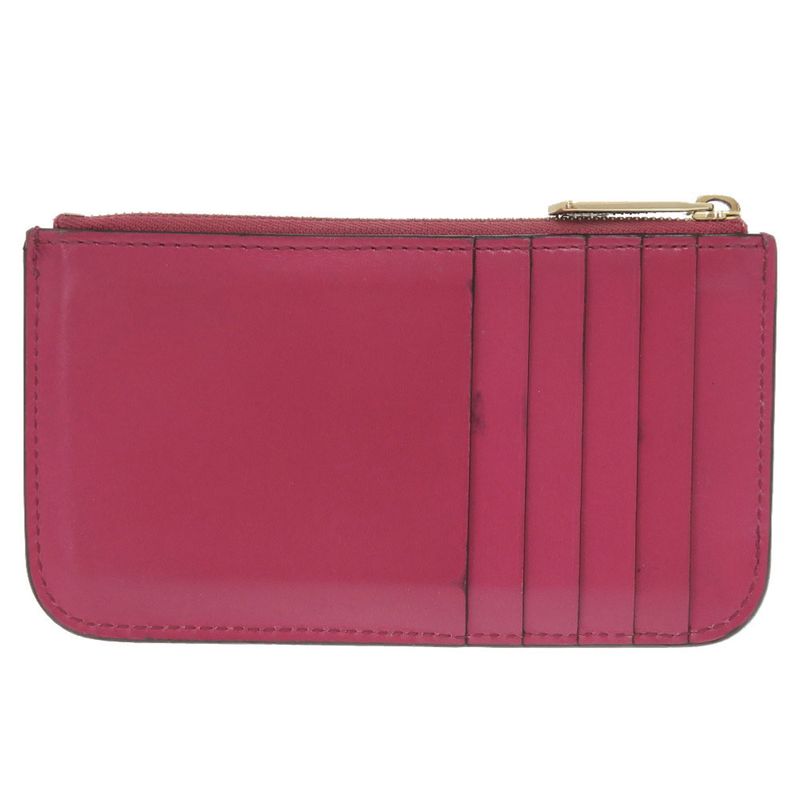 Cartier Double C de Cartier Leather Pink Card Case Coin