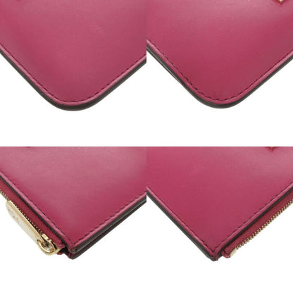Cartier Double C de Cartier Leather Pink Card Case Coin