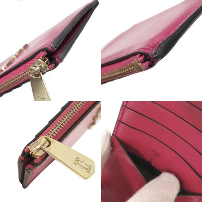 Cartier Double C de Cartier Leather Pink Card Case Coin