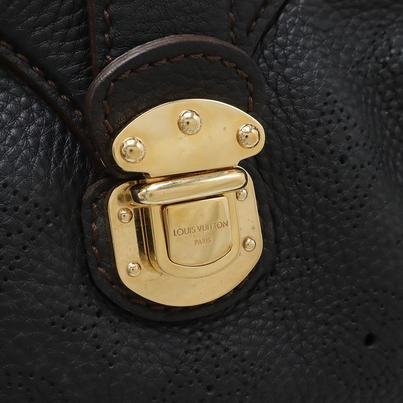 Louis Vuitton Monogram Mahina XS Shoulder Bag Leather Noir Black