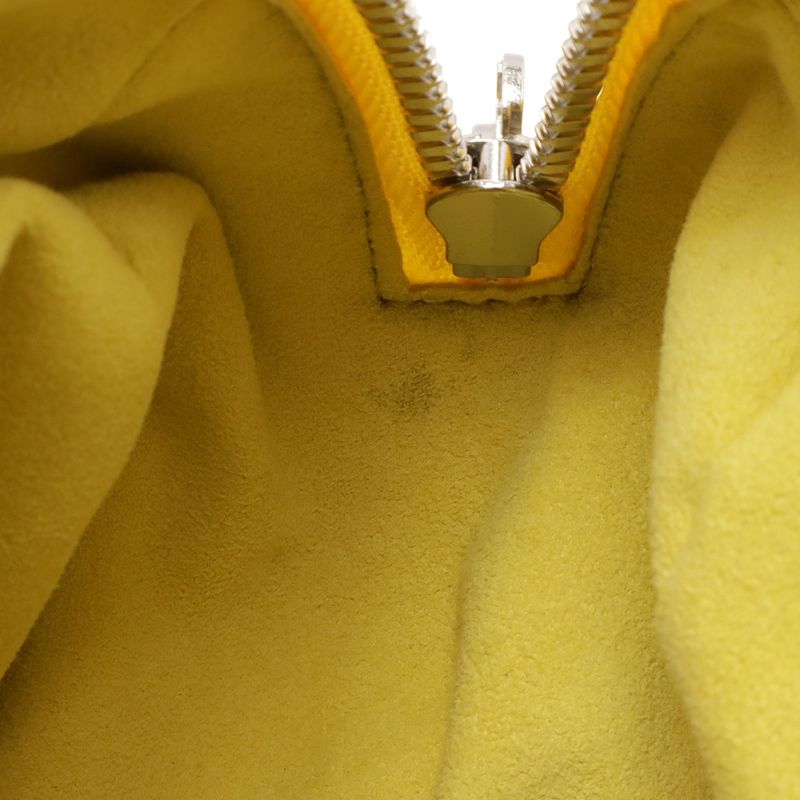 Louis Vuitton Monogram Denim Pochette Round Shoulder Bag Jaune Yellow
