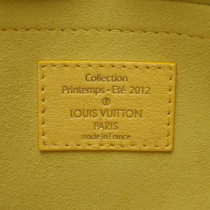 Louis Vuitton Monogram Denim Pochette Round Shoulder Bag Jaune Yellow