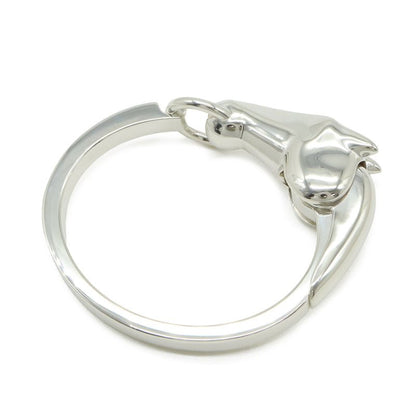 Hermes Gallop Bracelet Bangle Horse Motif Silver