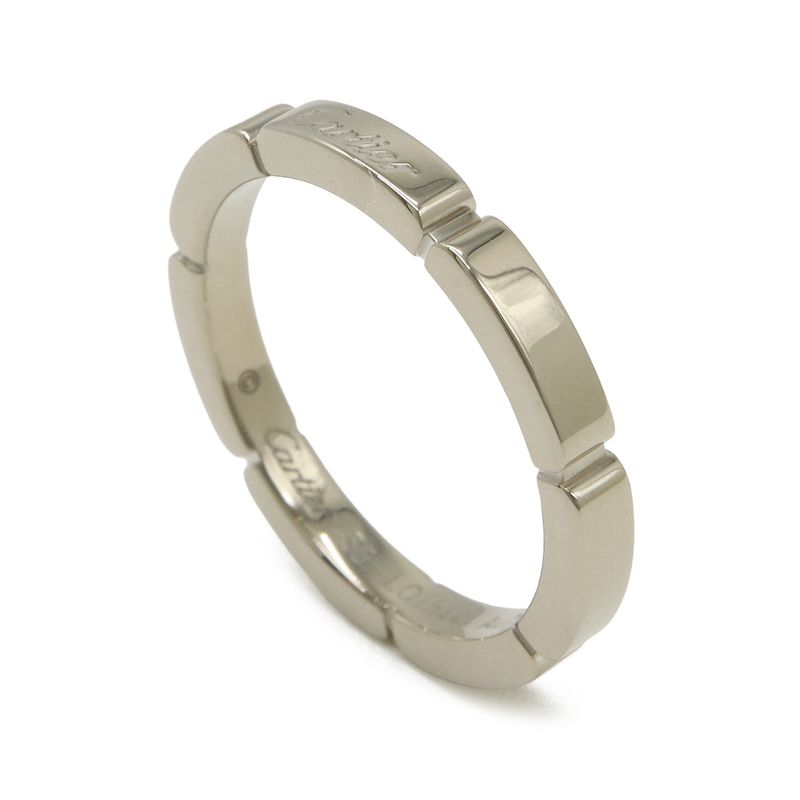 Cartier Maillon Panthere Wedding Ring 18k White Gold 55
