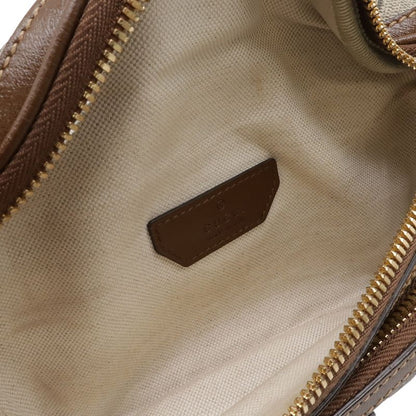 Gucci Interlocking GG Supreme Belt Bag Waist Pouch Leather Beige Brown