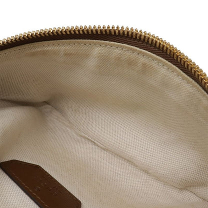 Gucci Interlocking GG Supreme Belt Bag Waist Pouch Leather Beige Brown
