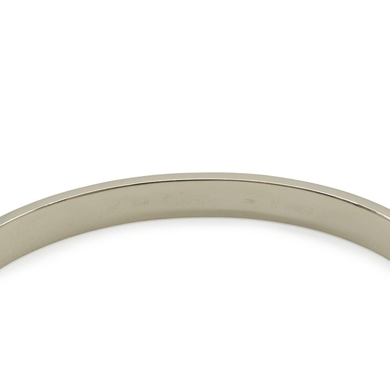 Cartier Love Lθve Bracelet Bangle 18k White Gold 18